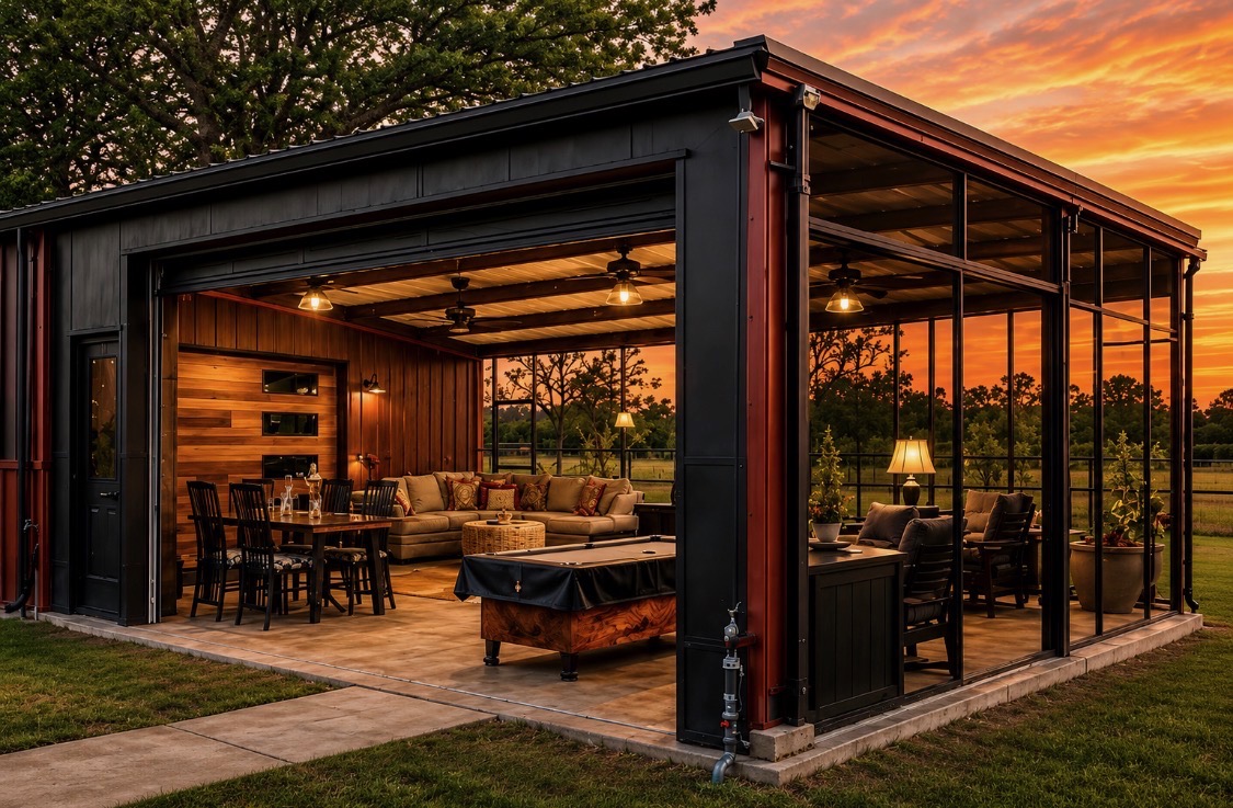 Cupid Cabin — luxury cabin at Reindeer Ranch near Round Top, TX